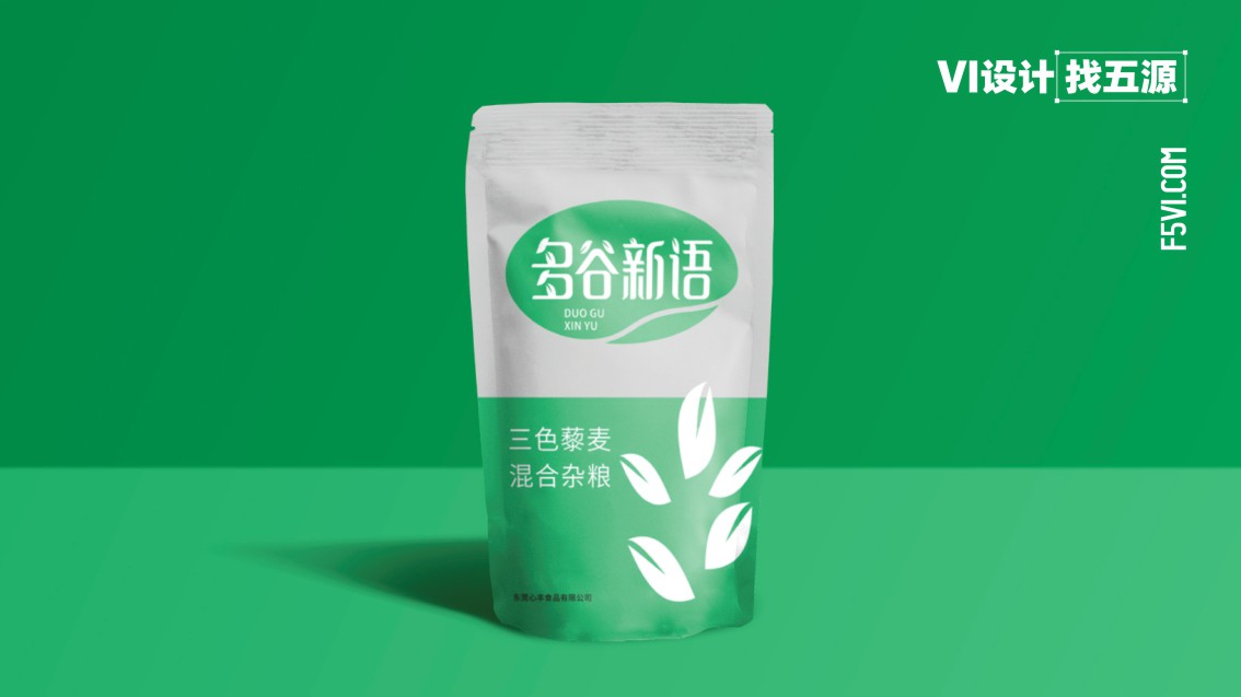 五谷雜糧LOGO設計,食品電商VI設計